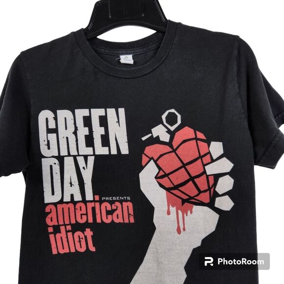 Green Day 2004 American Idiot Album Cover Short Sleeve Graphic Tee Size Small - Picture 3 of 5